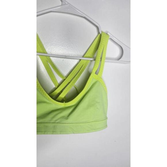 Lululemon Free To Be Bra Womens Size 6 Yellow Strappy Sports Bra Yoga Athletic - Picture 2 of 5
